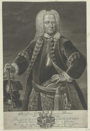 Bildnis des Friedericus Eberhardus Hohenlohe