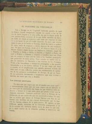 El discurso de Vanderlip