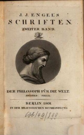 J. J. Engel's Schriften, 2. Der Philosoph Für Die Welt ; 2