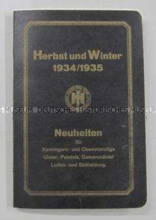 Stoffmusterbuch der Fritz Herrmann Tuchfabrik
