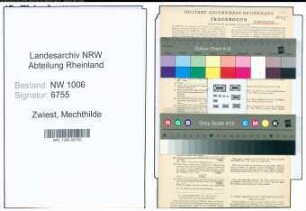 Entnazifizierung Mechthilde Zwiest , geb. 30.01.1890 ()