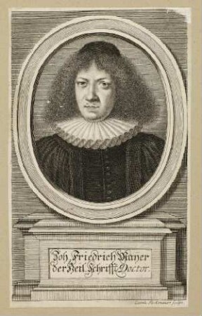 Bildnis von Johann Friedrich Mayer (1650-1712)