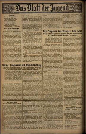 Dritte Ausgabe vom Mittwoch, den 18. Juni 1930.