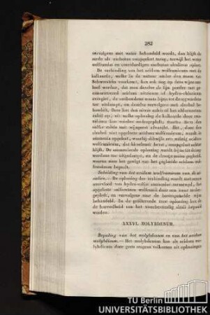 XXXVI. Molybdenum.