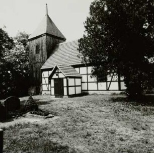 Reicherskreuz. Dorfkirche : Schenkendöbern-Reicherskreuz. Dorfkirche (Ende 18./Anfang 19. Jahrhundert). Ansicht von Südosten