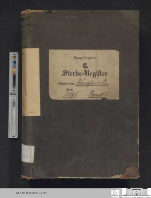 Sterberegister Stadt Frankfurt (Oder) 1895, Urkunde 1-532