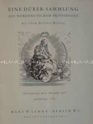 Katalog des Auktionshauses H. W. Lange Berlin
