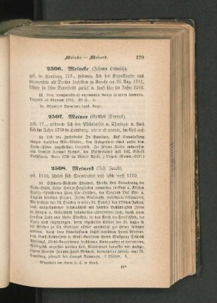 2507. Meiner (Gottlob Samuel)