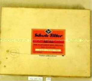 Pappschachtel für "Agfa Schutz-Filter NR. 104 VEB FILMFABRIK AGFA WOLFEN"