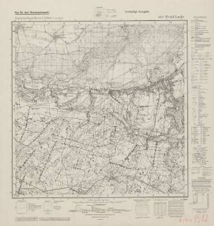 2979 Preuß. Lanke, Topographische Karte 1:25000 (4cm - Karte)