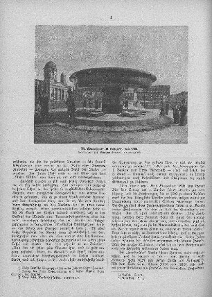 Abbildung: Die Granitschale im Lustgarten um 1830