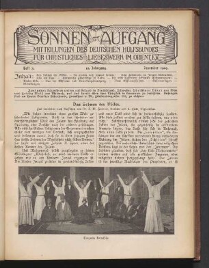 Heft 3. 12. Jahrgang. Dezember 1909