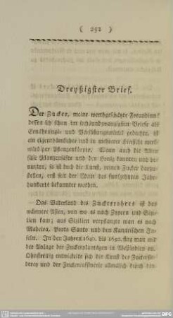 Dreyßigster Brief