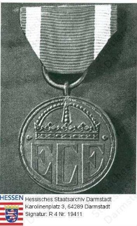 Orden, Hessen Großherzogtum / Kriegsehrenzeichen. Ehrenzeichen 'für Kriegsfürsorge' / gestiftet am 17. September 1915