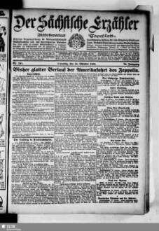 Der sächsische Erzähler : Bischofswerdaer Tageblatt ; (Tageblatt für Bischofswerda, Neukirch und Umgebung)