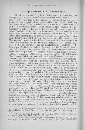 3. Jüngere tektonische Schichtenstörungen.