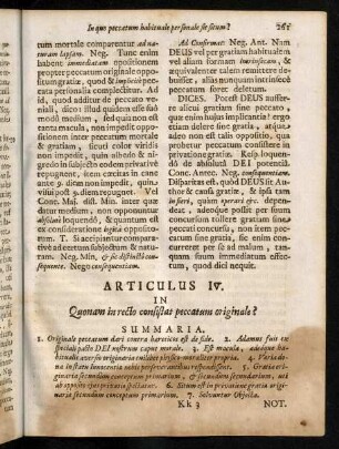 261-274, Articulus IV.