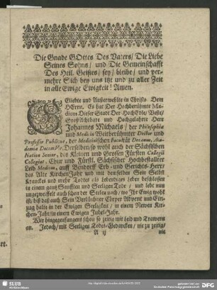 Leichenpredigt : Christliche Leichpredigt