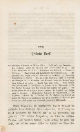 XXII. Hendrick Doeff