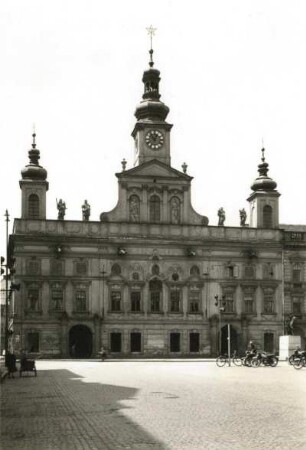 České Budějovice (Böhmisch Budweis). Rathaus (1727, A. E. Martinelli)