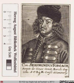 Bildnis Zsigmond (Sigmund) Graf Forgách-Ghymes
