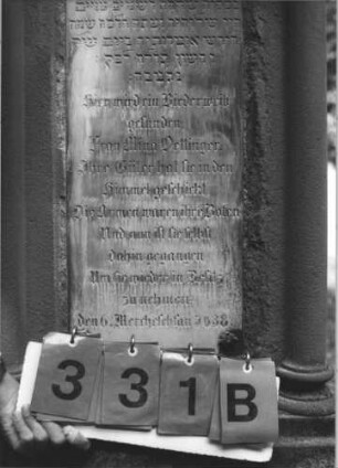 Grabstein 331 [Hahn S. 160 Grab-Nr. 253]: Grabstein 331 B [Hahn S. 160 Grab-Nr. 253]