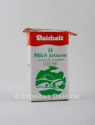 Warenmuster: "H Milch - fettarm" der Firma "Reichelt"