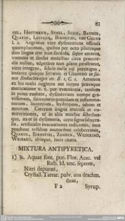 Mixtura Antipyretica