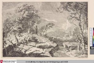 [Landschaft im Sturm; Blast of wind]