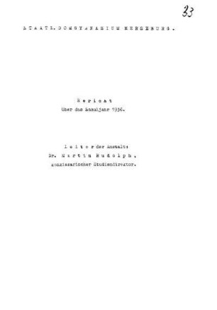 1936/37: Bericht ... - 1936/37