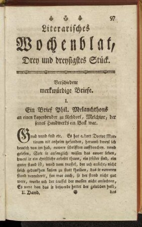 Drey und dreysigstes Stück.