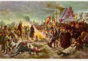Feldgottesdienst nach der Schlacht bei Leuthen