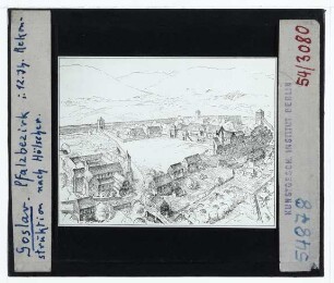 Kaiserpfalz Goslar (Rekonstruktionszeichnung)