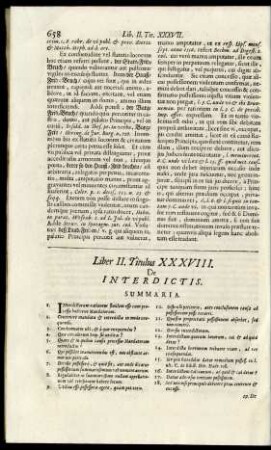 Titulus XXXVIII.