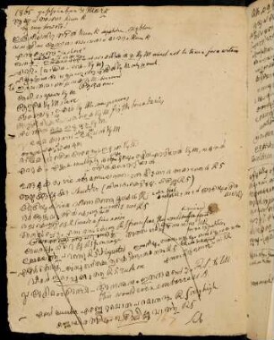 383v - 384r, Crossed out notes