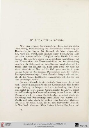 IV. Luca della Robbia