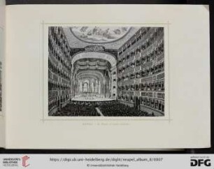 Napoli - R. Teatro S. Carlo (interno)