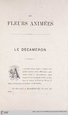 Les Fleurs Animée