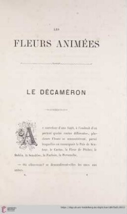 Les Fleurs Animée