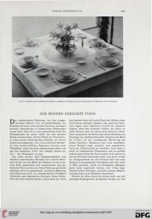 48: Der modern gedeckte Tisch
