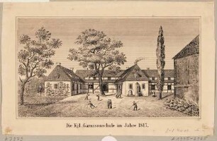 Die Königliche Garnisonschule in Dresden im Zustand von 1817