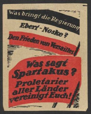 Was bringt die Regierung Ebert-Noske?