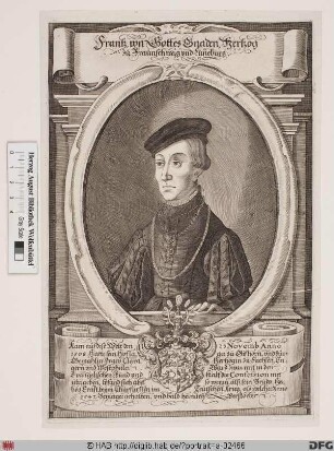 Bildnis Franz, Herzog zu Braunschweig-Lüneburg-Gifhorn