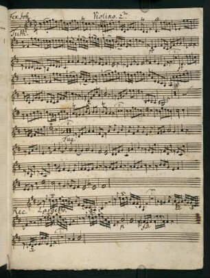 16-41, Fer. Ioh. Violino II. - F. Epiph. Violino II.; D. 1. p. Epiph. Violino II. - D. 6. p. Epiph. Violino II.