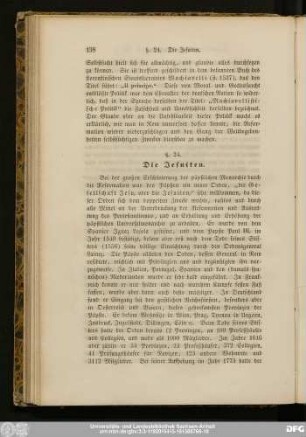 §. 24. Die Jesuiten.