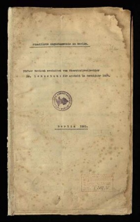 1924/25: Bericht ... - 1924/25