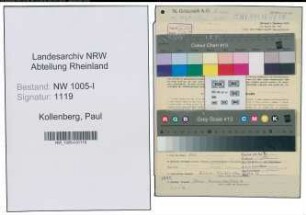 Entnazifizierung Paul Kollenberg , geb. 03.12.1894 (Handlungsgehilfe)