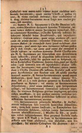 Conclusiones theol. de sacramentis in genere et in specie