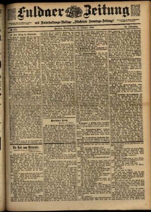Ausgabe vom Montag, den 16. Oktober 1899.