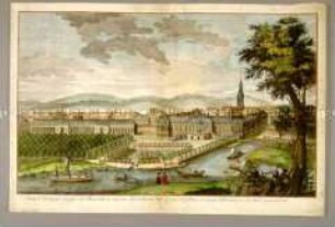 Potsdamer Schloss und Marstall von der Gartenseite (Nr. 6 einer Folge)